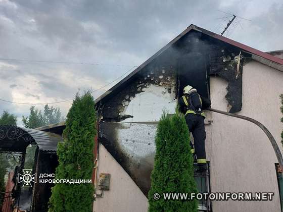 На Кіровоградщині у житловому секторі виникло три пожежі (ФОТО)